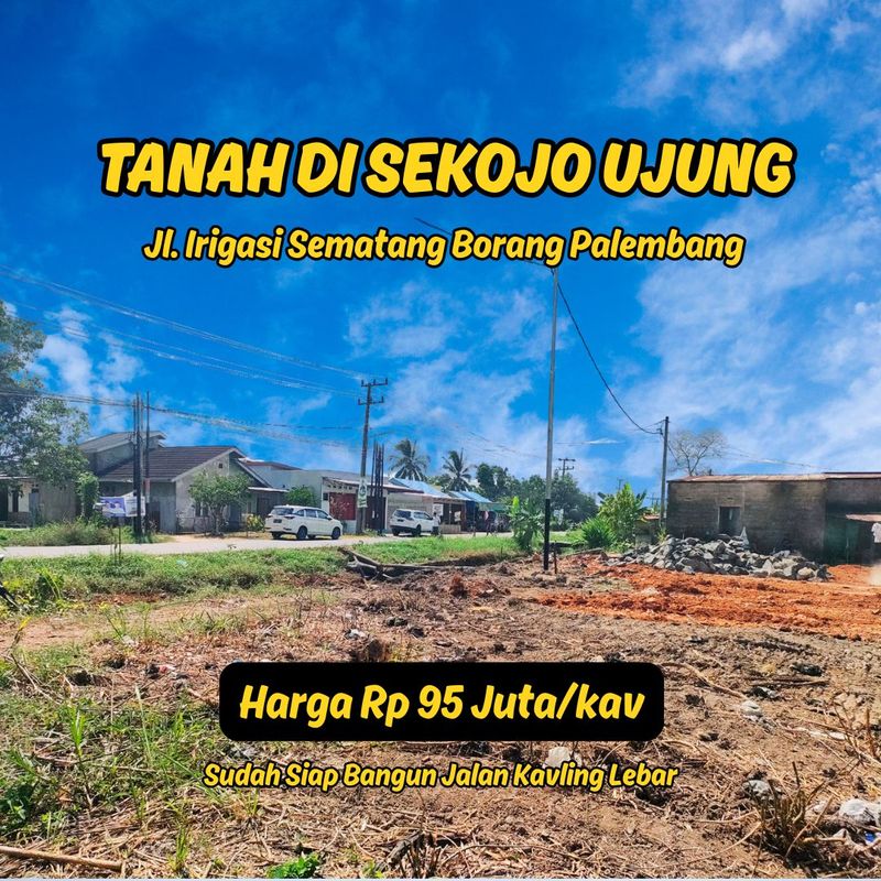 Tanah Dijual di Sematang Borang, Kota Palembang — 1 KT, 1 KM