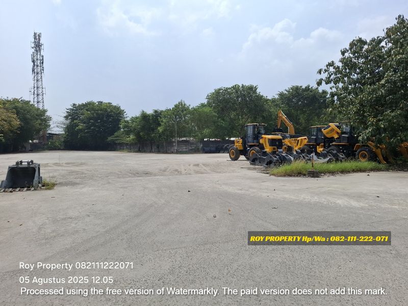 TERMURAH Disewakan Tanah di Cakung Cilincing 1.5 Ha Open Yard Full Cor Beton - 4
