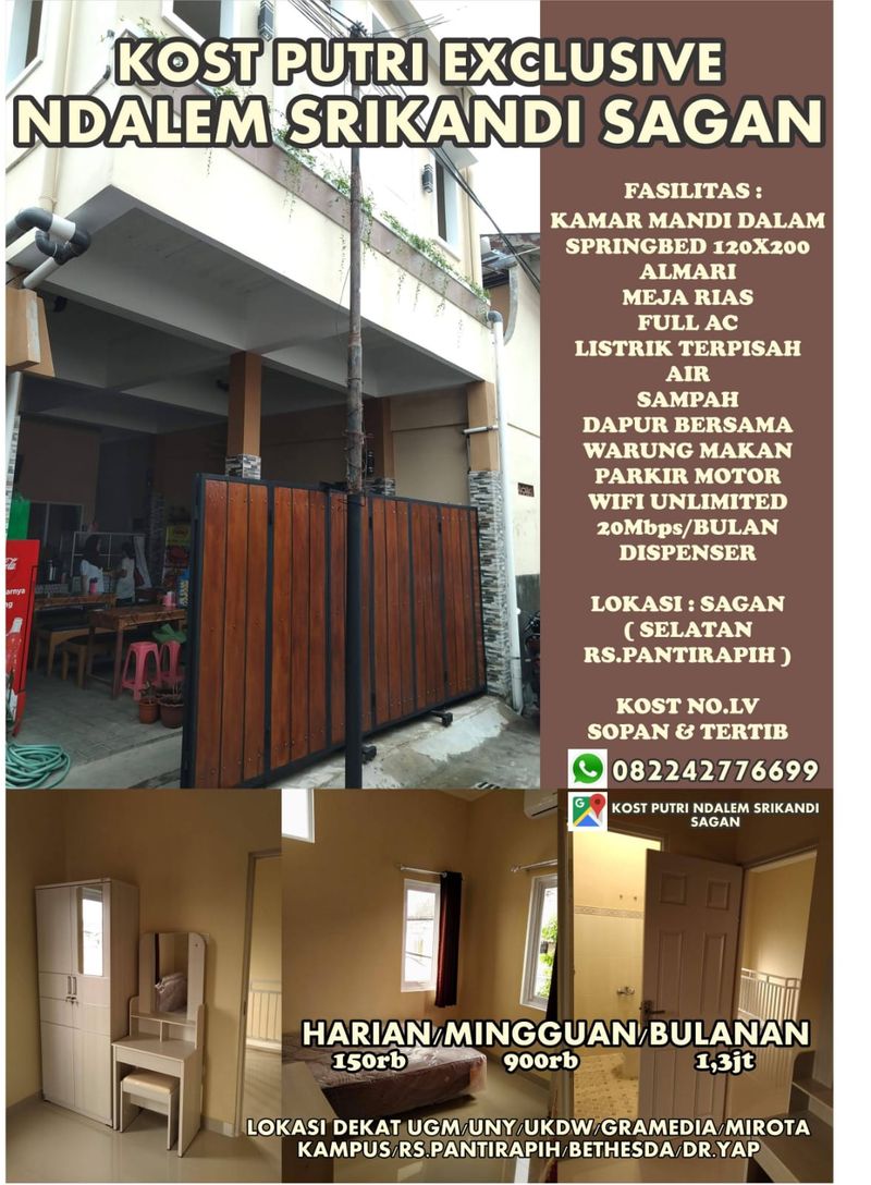 Rumah Dijual di Gondokusuman, Kota Yogyakarta — 8 KT, 5 KM