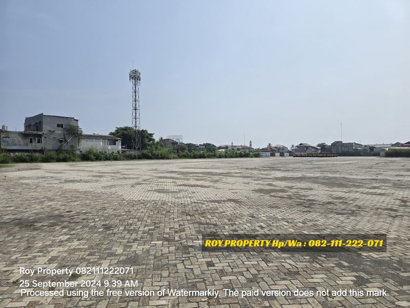 Disewakan Tanah di Cilincing Jakarta Utara 1.9 Ha Full Paving Blok Ada Gedung Kantor Baru - 2