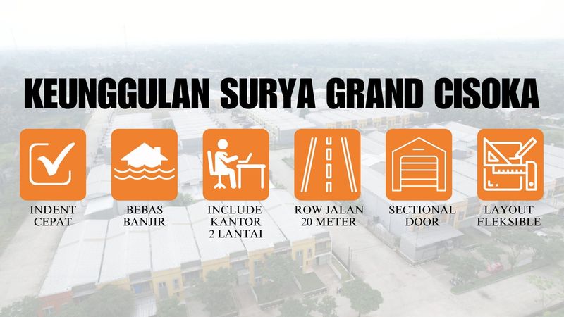 Dijual Gudang Surya Grand Cisoka Gudang Modern Kekinian - 4