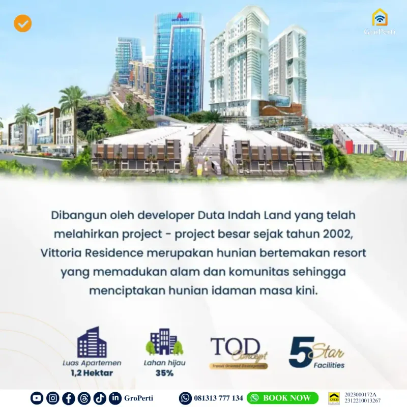 NOW SELLING TIPE 2BR TOWER CITRINE VITTORIA RESIDENCE - 3
