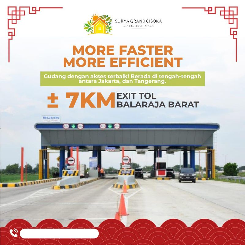 Dijual Gudang Modern Surya Grand Cisoka - 3