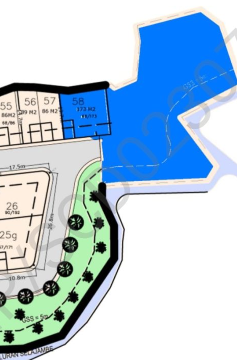 Dijual tanah kavling murah samping komplek perumahan, bogor, Jawa Barat - 2