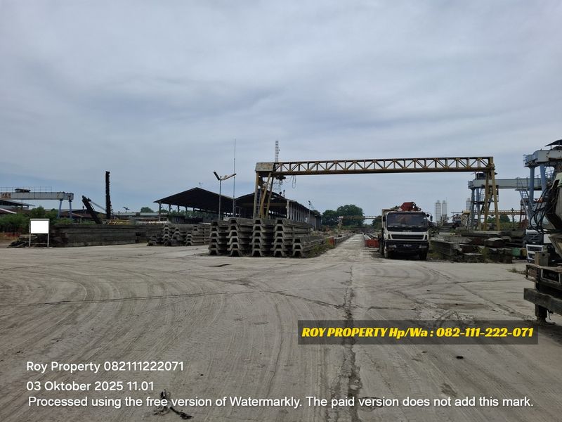 DIJUAL CEPAT Tanah di Cakung Cilincing Luas 4 Ha Open Yard Cor Beton Siap Pakai - 2