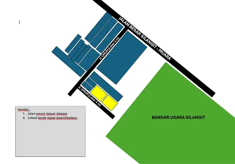[BU] Jual Tanah 490m2 Samping Bandara Silangit Siborongborong di kabupaten tapanuli utara, Sumatera Utara - 2