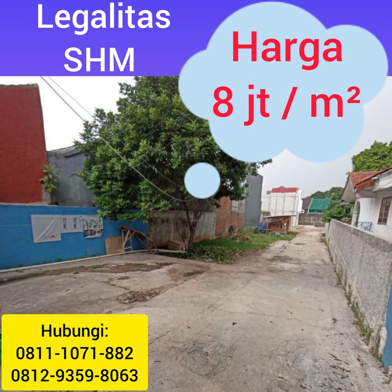 Tanah Kavling Siap Bangun Dalam Kompleks Cluster Cilangkap Cipayung Jakarta Timur - 3