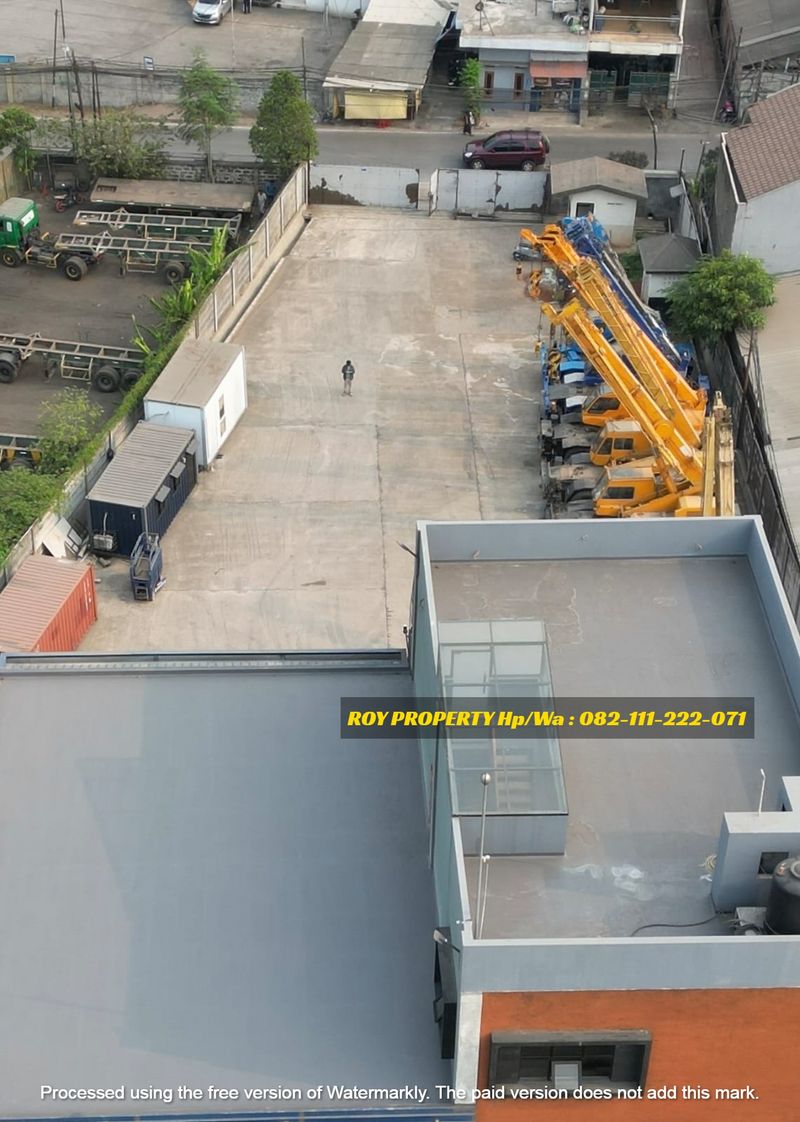 Dijual Tanah di Cakung Cilincing 2200 m2 Ada Gedung Kantor 3 Lantai dan Gudang Jarang Ada - 3