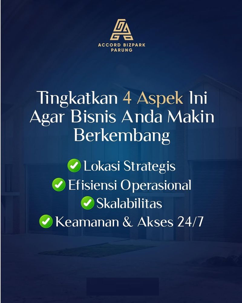 Dijual Gudang Industri Accord Bizpark Parung - 2