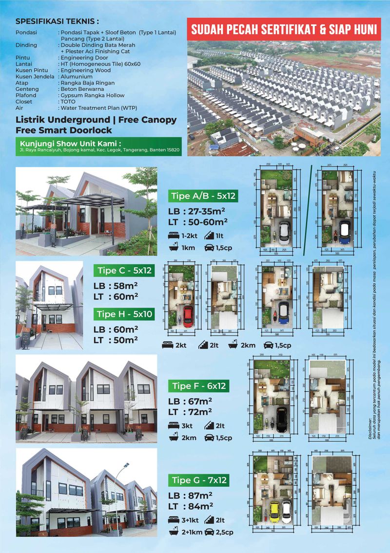Dijual Rumah Strategis Widari Village - 2