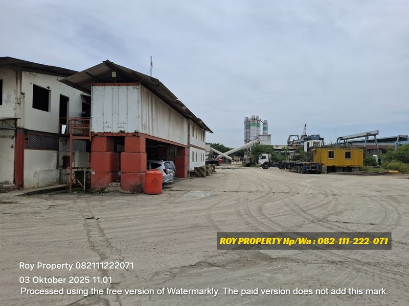 DIJUAL CEPAT Tanah di Cakung Cilincing Luas 4 Ha Open Yard Cor Beton Siap Pakai - 4
