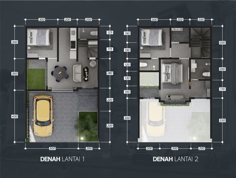 Rumah 2 Lantai Cinere Depok, Dalam Kompleks Cluster Akses Mobil Langsung ke Jalan Raya Cinere Depok - 2