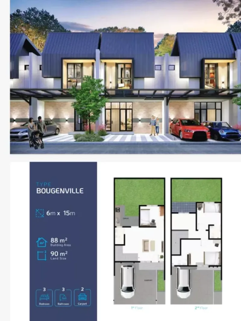 Rumah Impian 2 Lantai Kenyamanan Modern Di Setiap Tingkatan - 2