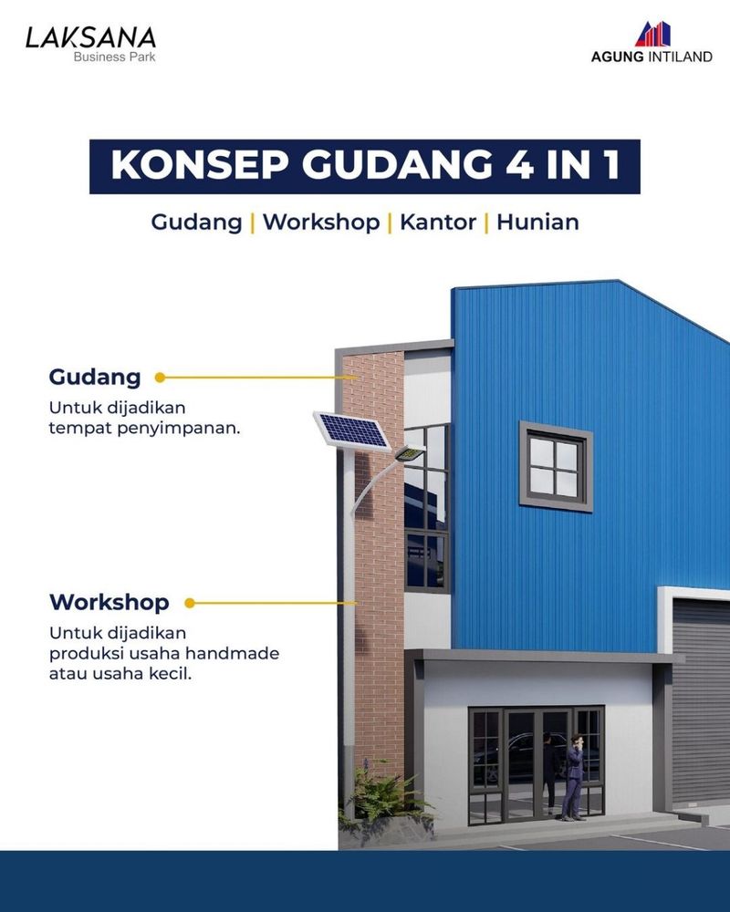 Dijual Gudang Laksana Opxima Type 6 - 3