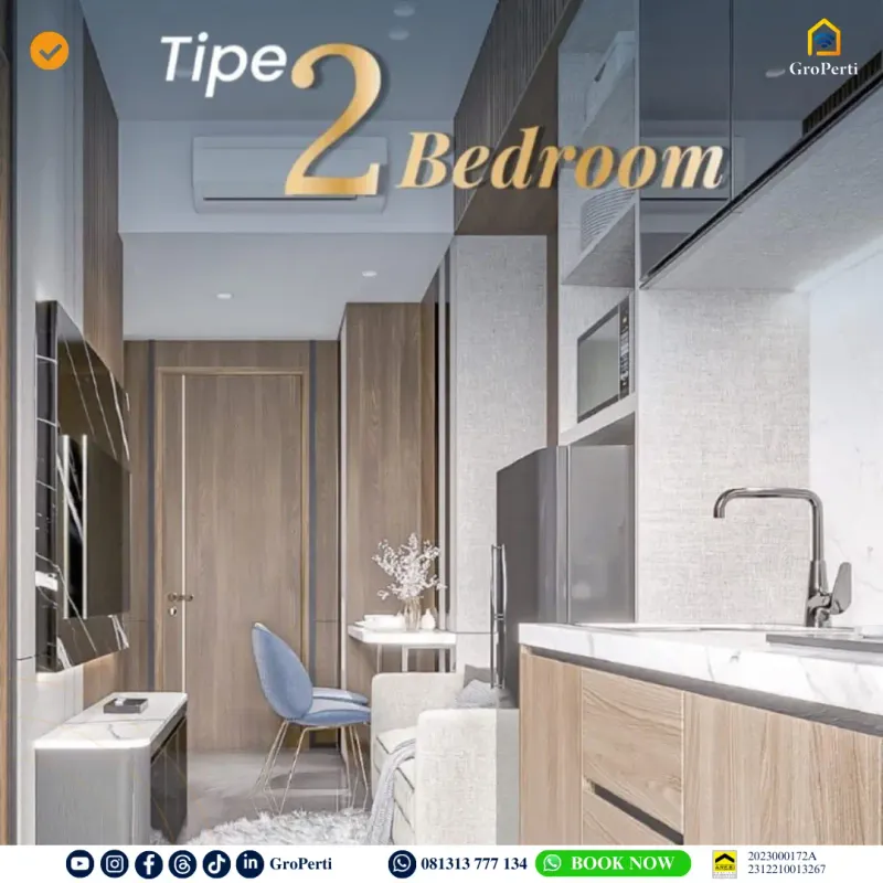 NOW SELLING TIPE 2BR TOWER CITRINE VITTORIA RESIDENCE - 2