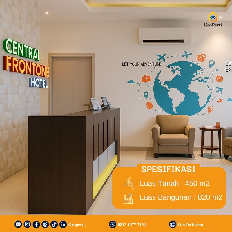 Dijual Hotel Central Front Inn Dekat Bandara Soekarno Hatta Di Kota Tangerang, Banten - 5