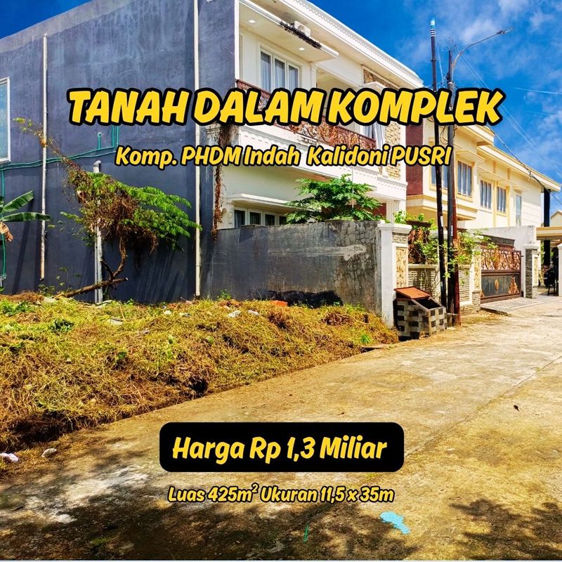 Tanah Dijual di Kalidoni, Kota Palembang — 1 KT, 1 KM