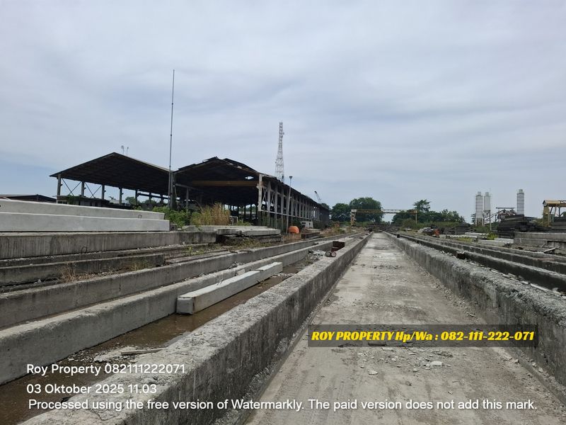 Dijual Tanah Besar di Cakung Cilincing Luas 4 ha Full Cor Beton di Pinggir Tol Cakung - 2