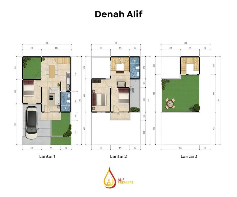 Dijual Rumah di Cluster Alif Premiere, Pondok Gede, Bekasi, Jawa Barat - 5