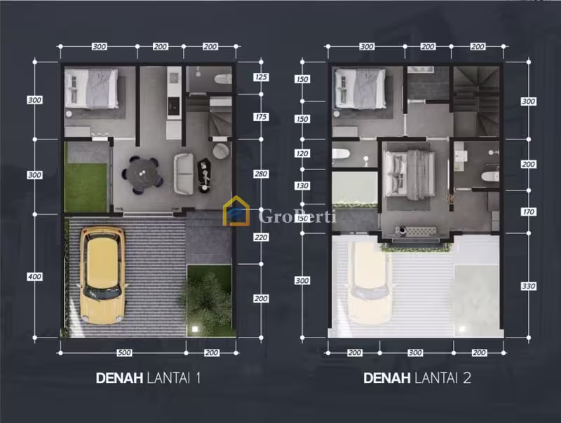 Rumah 2 Lantai Cinere Depok, Dalam Kompleks Cluster Akses Mobil Langsung ke Jalan Raya Cinere Depok - 2