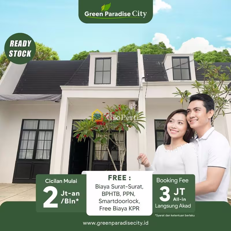 Rumah Dijual di Parung Panjang, Kabupaten Bogor — 2 KT, 1 KM