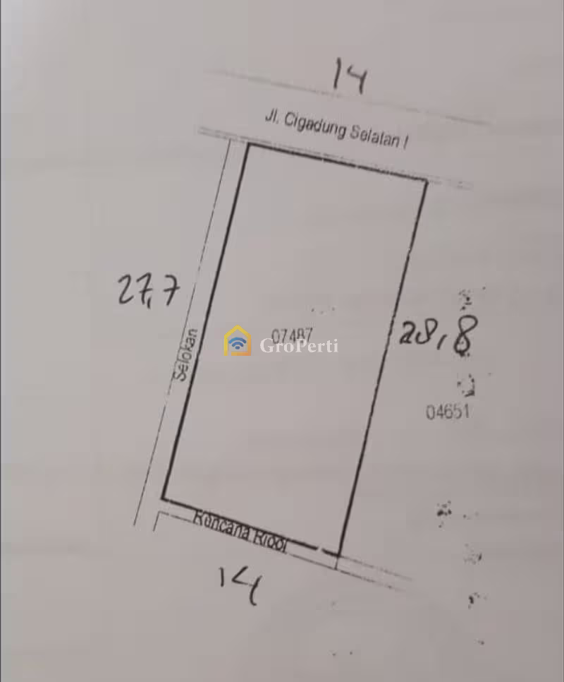 Tanah Siap Bangun di Cigadung Selatan Bandung - 4
